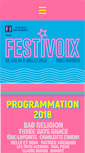 Mobile Screenshot of festivoix.com