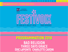 Tablet Screenshot of festivoix.com